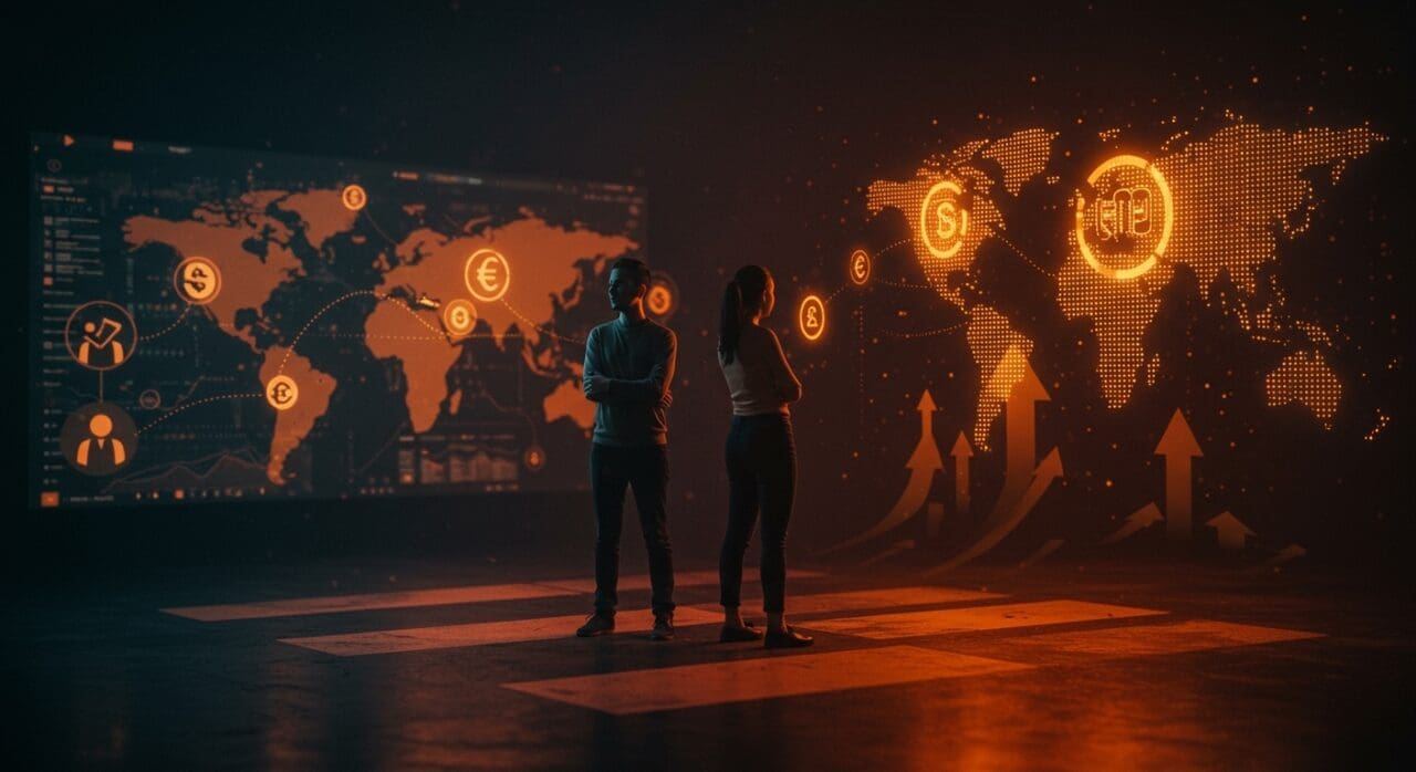 Cofundadores de Farcaster pivotando hacia pagos internacionales con stablecoins en Tempo, destacando innovación fintech y blockchain.