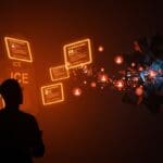 Imagen editorial que representa citaciones digitales masivas de ICE y el impacto en la privacidad y libertad de expresión online en el sector tecnológico.