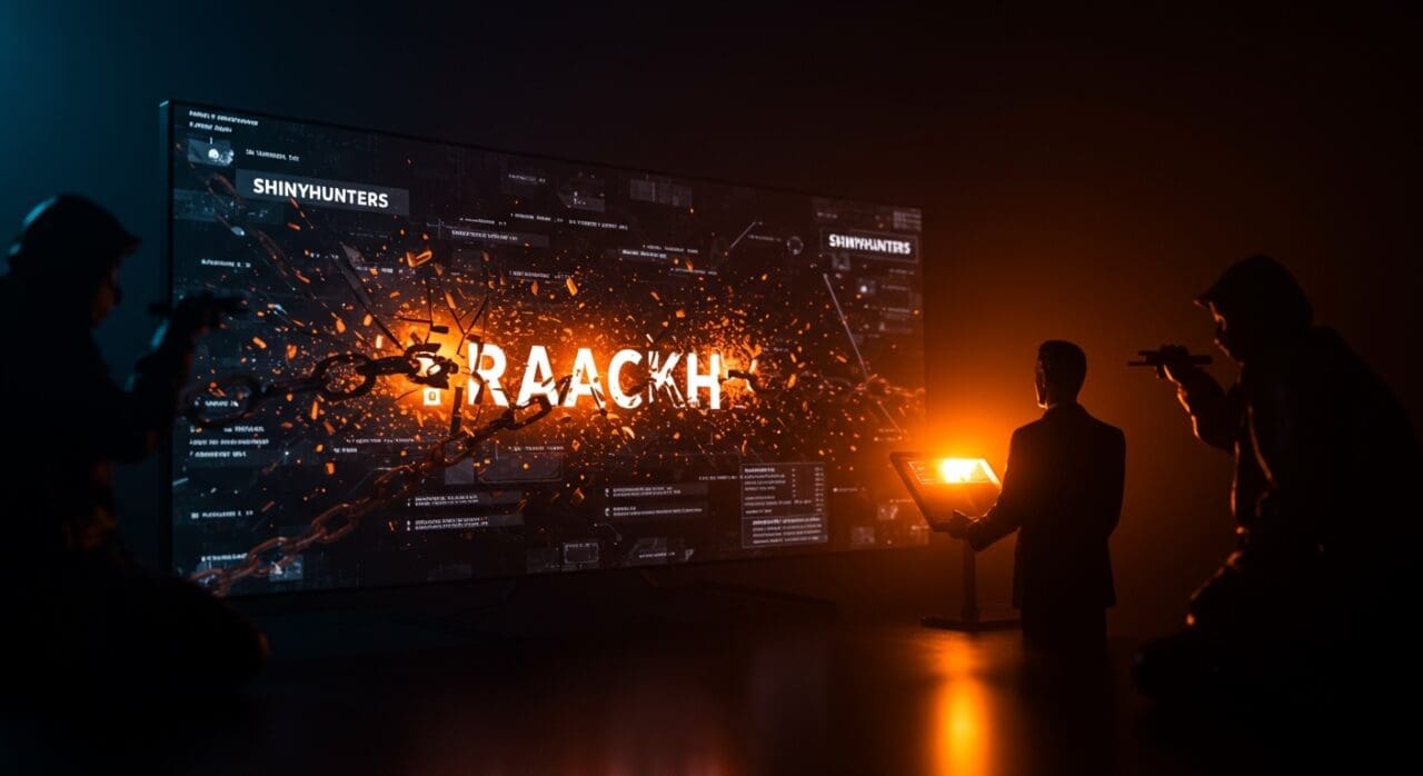 breach de datos en fintech Figure representado con imagen editorial de ciberseguridad y hackers en paleta ecosistema startup