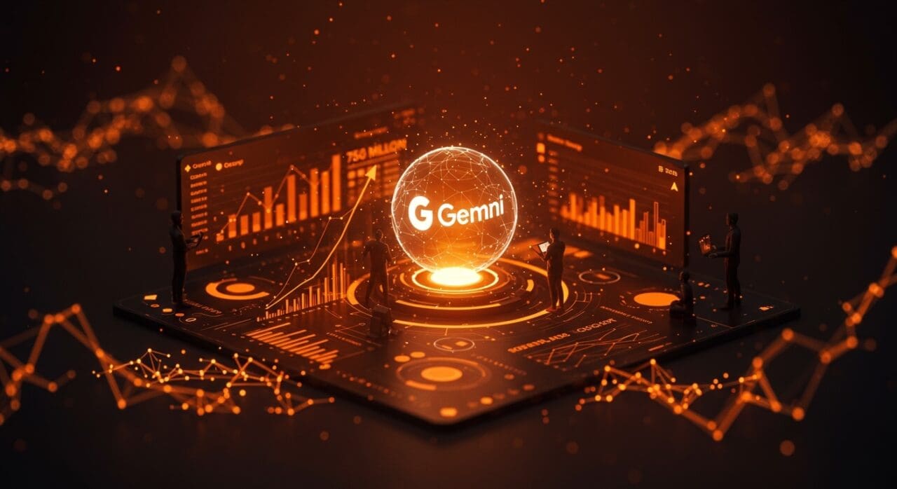 Google Gemini alcanza 750 millones de usuarios activos mensuales con análisis de crecimiento y comparativa frente a ChatGPT para founders de startups tecnológicas.