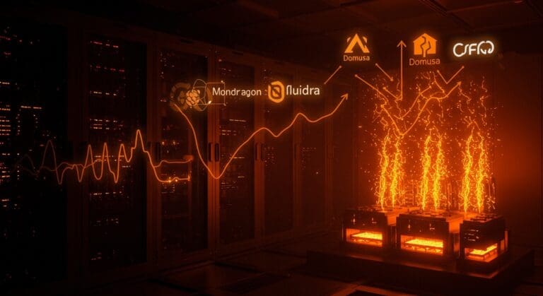 Tecnología de eficiencia energética en data centers de Hotta con inversión estratégica para recuperación de calor residual en España.