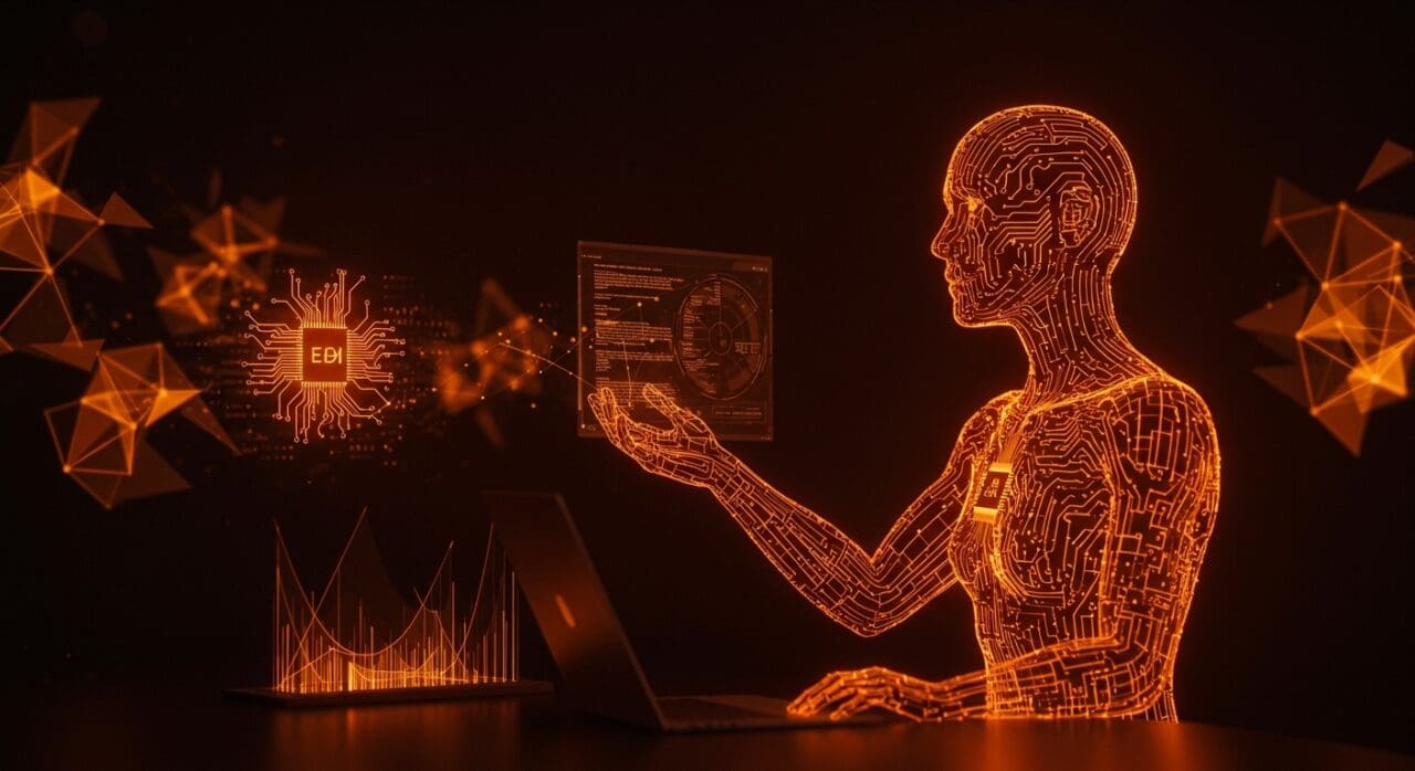 Desarrollador y IA colaborando en la construcción de un sistema distribuido con tolerancia a fallos usando especificaciones formales en un entorno tecnológico moderno.