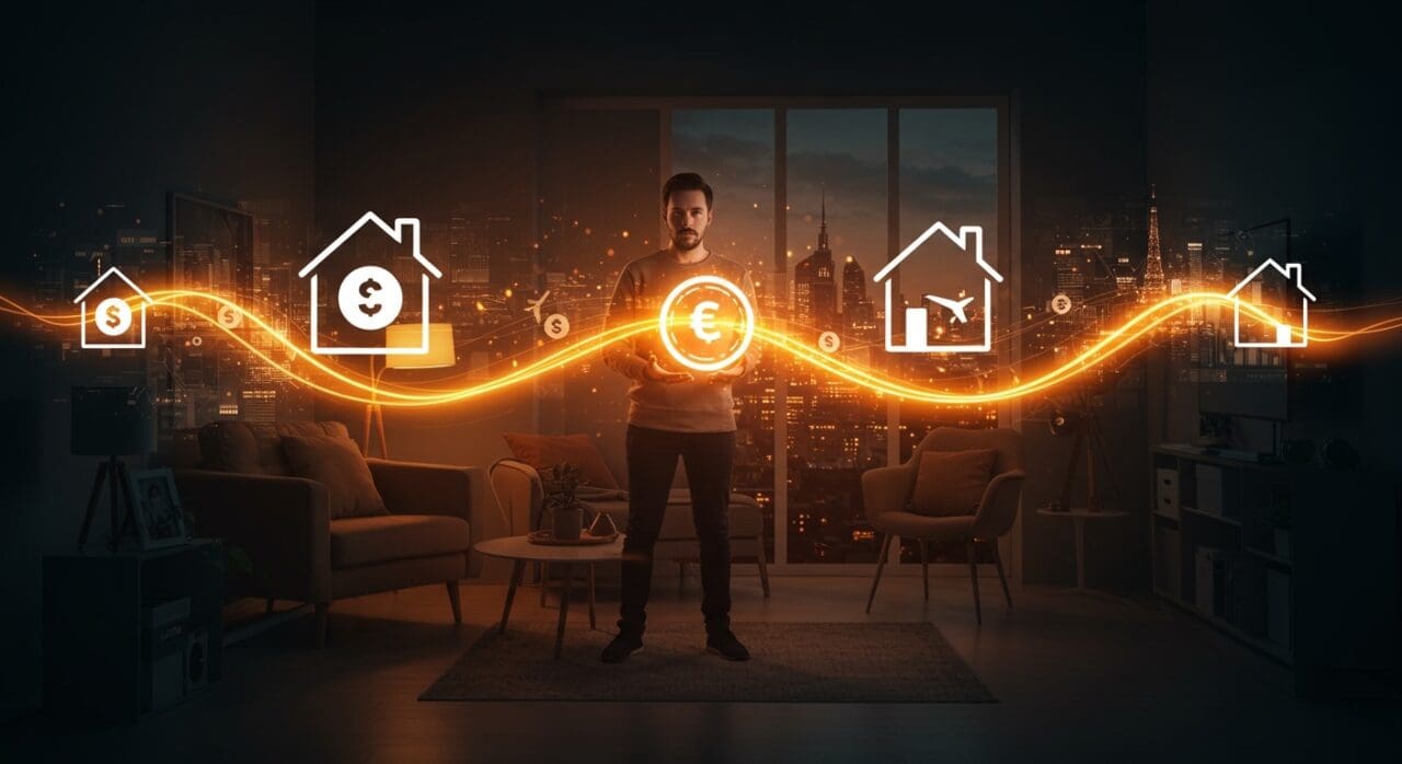 Startup de intercambio de casas Kindred mostrando modelo de negocio con créditos y expansión global tras ronda de financiación de 15 millones.