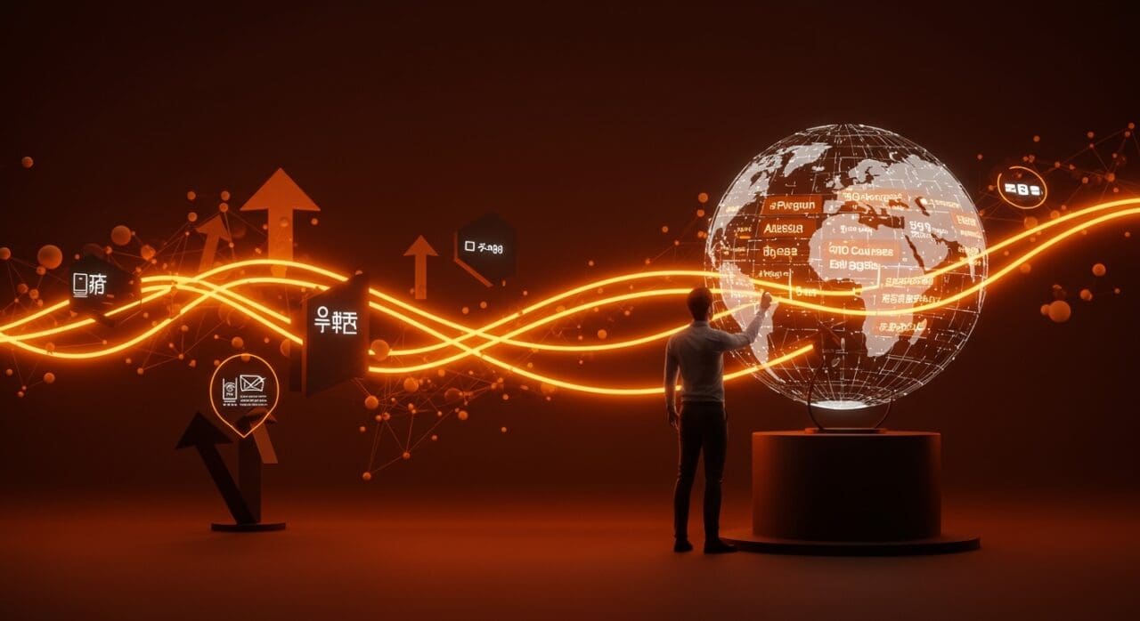 Plataforma SaaS educativa mostrando más de 700 cursos en múltiples idiomas, destacando innovación en tecnología educativa y startups edtech.