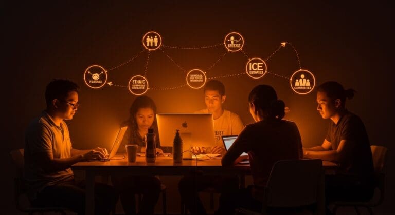 Medios sin fines de lucro y periodismo comunitario impulsados por operaciones ICE, conectando comunidades inmigrantes y tendencias del mercado digital.