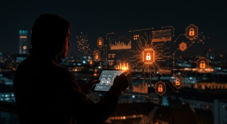 Conferencia de seguridad en Múnich 2026 destacando ciberseguridad e inteligencia artificial en startups tecnológicas.