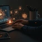 NanoClaw asistente IA para MacOS mostrando seguridad avanzada y personalización en entornos tech con contenedores y Node.js.