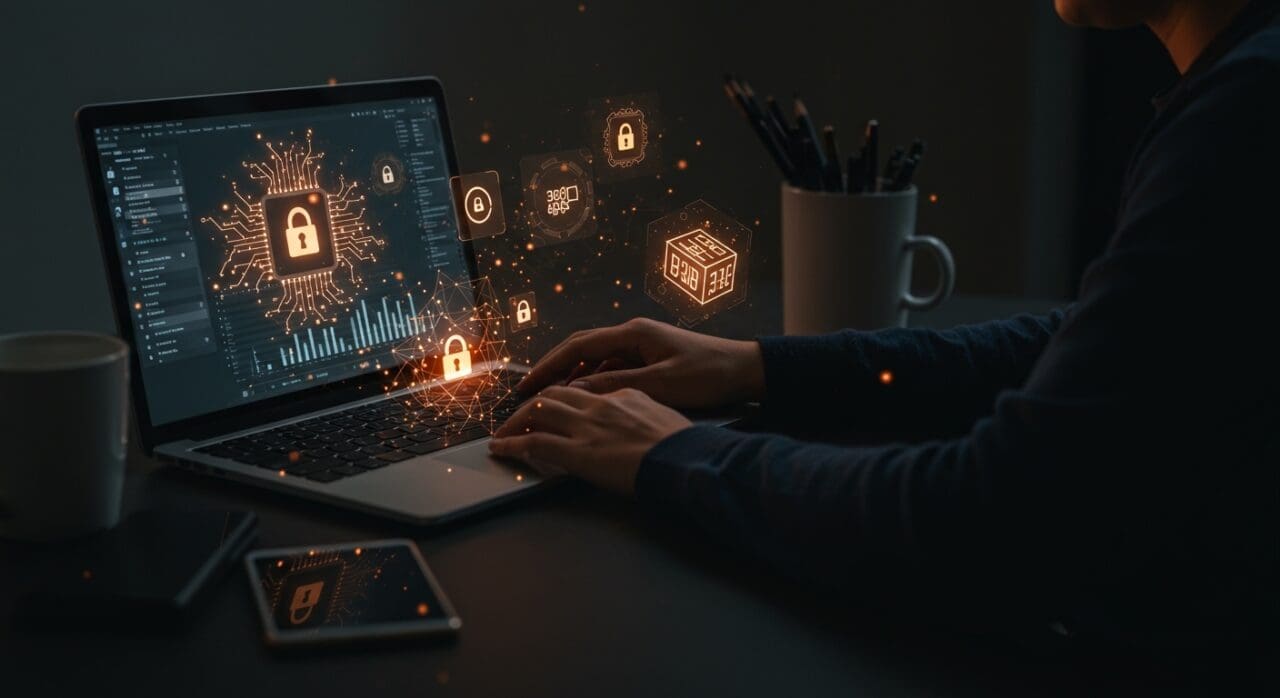 NanoClaw asistente IA para MacOS mostrando seguridad avanzada y personalización en entornos tech con contenedores y Node.js.