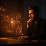 Fundador de software usando inteligencia artificial responsablemente para desarrollo y automatización sin comprometer calidad.