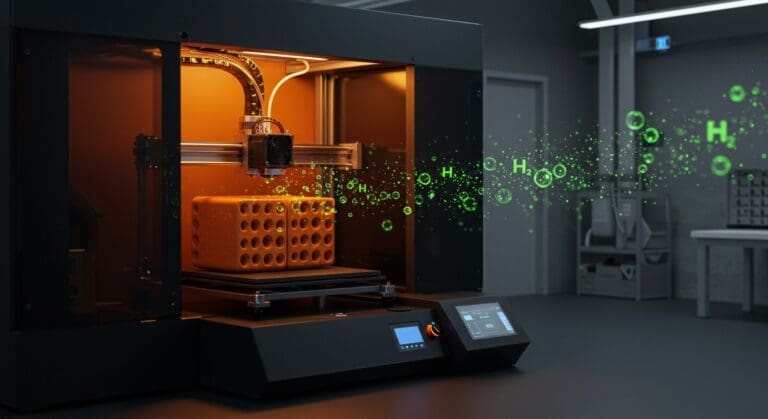 Impresión 3D de pilas de combustible y electrolizadores cerámicos para hidrógeno verde y descarbonización industrial en startup de Barcelona.