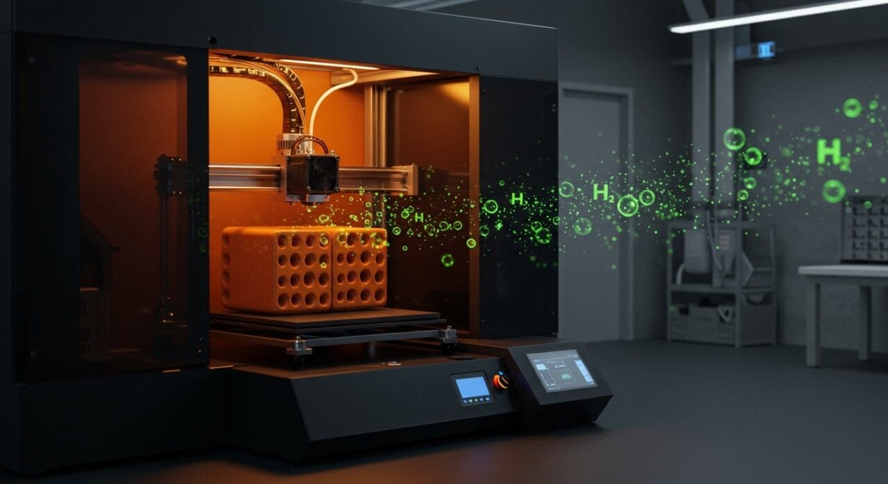 Impresión 3D de pilas de combustible y electrolizadores cerámicos para hidrógeno verde y descarbonización industrial en startup de Barcelona.