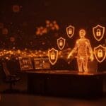 Seguridad integral para agentes de IA con Pipelock, mostrando protección avanzada y monitoreo en un entorno digital futurista.