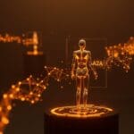 Protocolo A2A mostrando comunicación eficiente entre agentes IA para automatización inteligente en startups.