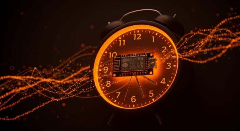 Reloj analógico convertido en dispositivo IoT con ESP8266 mostrando automatización y sincronización NTP en proyecto open source.