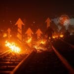 Sabotaje ferroviario en Italia durante Juegos Olímpicos 2026, simbolizando la resiliencia operacional de startups tecnológicas en infraestructura crítica.