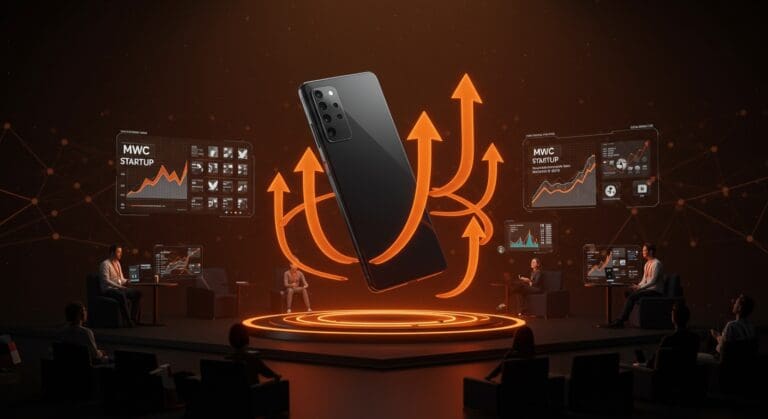 Lanzamiento del Samsung Galaxy S26 antes del MWC 2026 con enfoque en tendencias tecnológicas y oportunidades para startups en tecnología móvil.