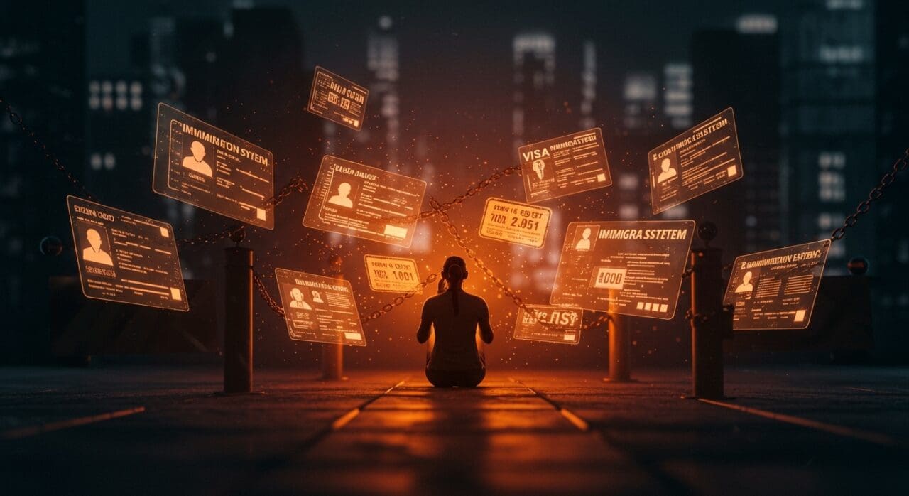 Founder tech frente a barreras burocráticas del sistema de inmigración en EE.UU. con altos costos y suspensión de visas en 2026.