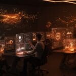 Implementación de GPT-5.2 de OpenAI en Snowflake Cortex AI para automatización y agentes IA en empresas, ilustración de IA empresarial avanzada.