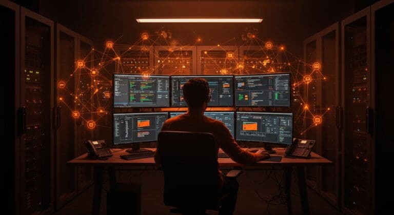 Administrador de sistemas gestionando firewall PF y automatización en redes con OpenBSD y FreeBSD para mejorar seguridad.
