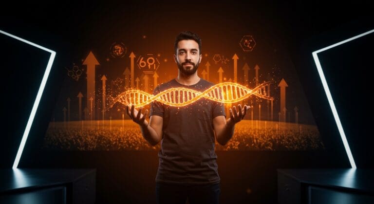 Startup argentina ThermoReLeaf en laboratorio biotecnológico con tecnología CRISPR innovadora para cultivos y reconocimiento global.