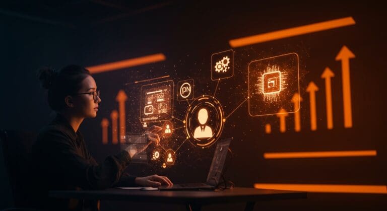 Arquitectura de sistema escalable de TikTok con microservicios, IA y CDN para startups SaaS.