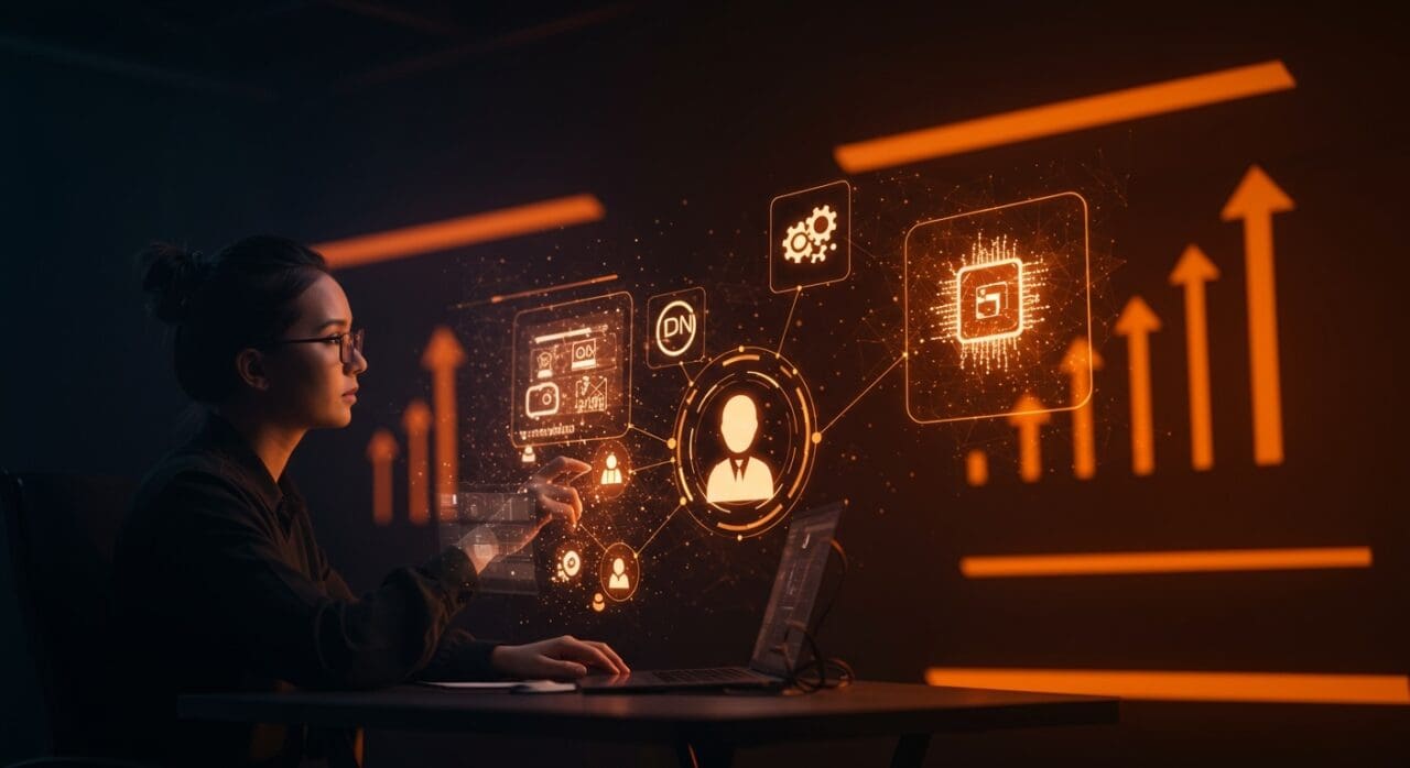 Arquitectura de sistema escalable de TikTok con microservicios, IA y CDN para startups SaaS.