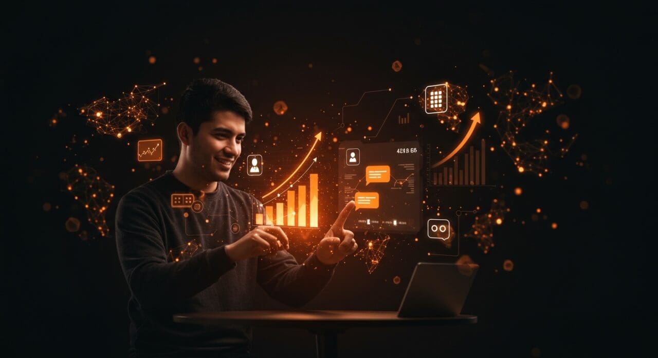 Startup chilena Vambe utilizando inteligencia artificial conversacional para aumentar ventas y automatización en e-commerce latinoamericano.