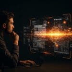 Founder de startup analizando el impacto del sesgo de Wikipedia en modelos de lenguaje AI para un entrenamiento ético y confiable.