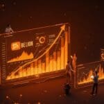 Visualización de crecimiento de ingresos de YouTube y expansión de suscripciones de Google enfocada en estrategias SaaS y monetización digital.